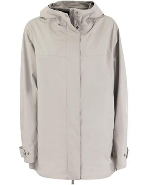 Herno Laminar Parka With Hood - Gray
