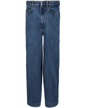 Givenchy Low Crotch Wide-Leg Jeans - Blue