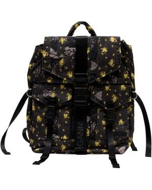Ganni Backpacks - Black