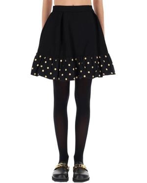 Moschino Polka Dots Skirt - Black