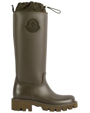 Moncler Kickstream High Boots - Green