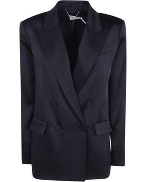 Jonathan Simkhai "Norah" Double Breasted Blazer - Blue