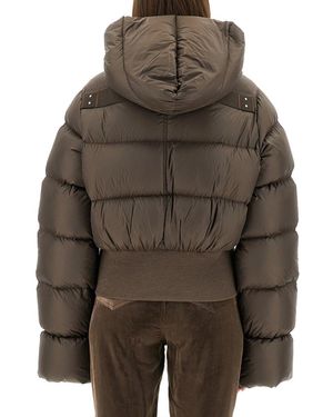 Rick Owens Quilted Nylon Down Jacket - Brown
