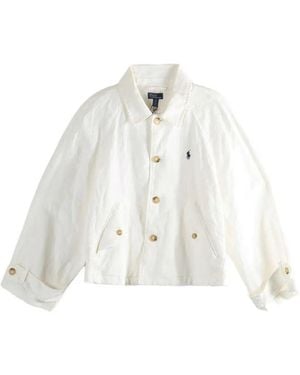 Polo Ralph Lauren Woven Windbreaker Jacket - White
