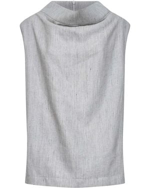 BATAKOVIC Belgrade Sleeveless Chevron Top - Gray