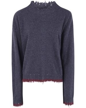 Uma Wang "Plain Ws" Long Sleeves Top - Blue