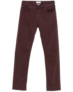 Jacob Cohen Pant 5 Pkt Slim Fit Bard - Brown