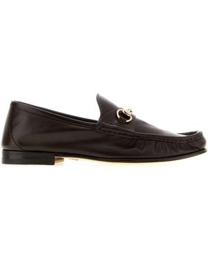 Gucci Lethe Staneether Moccasin - Brown