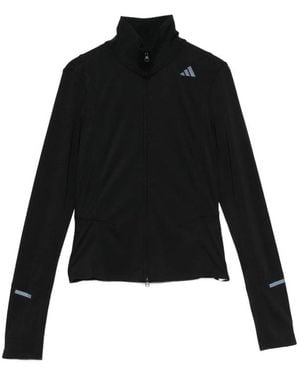 adidas High Neck Zip Sweater - Black