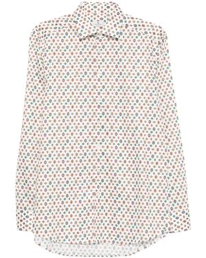 Etro Cotton Shirt Roma - White