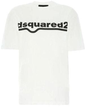 DSquared² Classic Logo Cotton T-Shirt - White