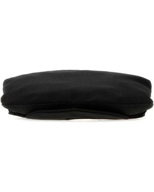Prada Gabardine Wool Hat - Black