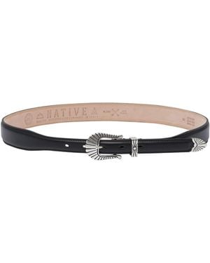 Adriano Meneghetti Belts Black - White