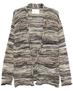 Roberto Collina Knitted Cardigan - Gray