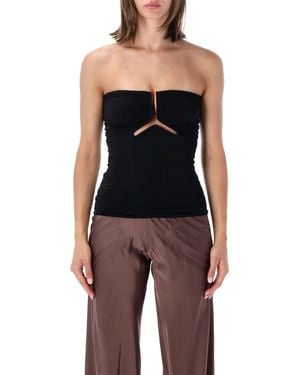 Rick Owens Alannah Prong Bustier - Blue