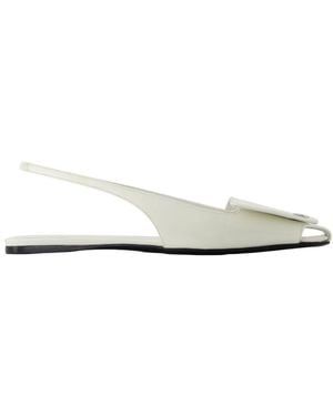 Courreges Iced Fold Sandals - White