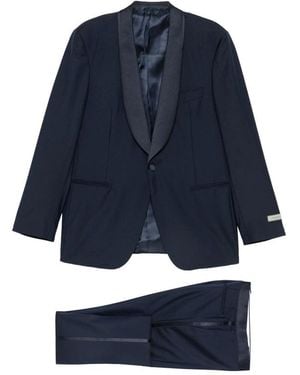 Canali Suit Wool - Blue