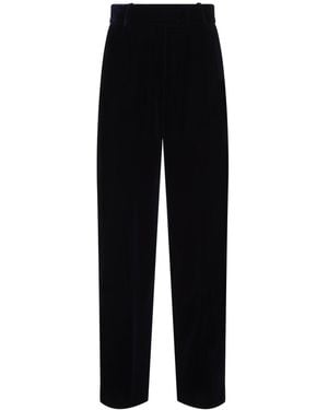 Giorgio Armani Night Sky Velvet Pants - Black