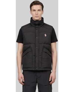 Moncler Evans Feather-Padded Vest - Black