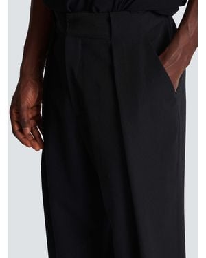 Balmain Loose Tailored Pants - Black