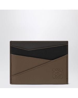 Loewe Puzzle Plain Card Holder - Black