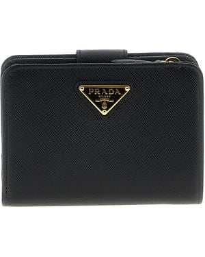 Prada Saffiano Small Wallet - Black