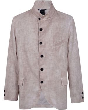 Avant Toi "Hand Painted" Rever Jacket - Brown
