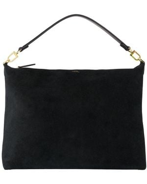 TOTEME Medium Bevel Shoulder Bag - Black