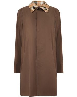 Burberry Medium Cotton Coat - Brown