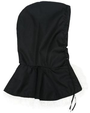 Vivetta Hat With Lace Trim - Black