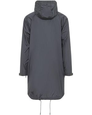 Prada Hematite Hooded Parka - Gray