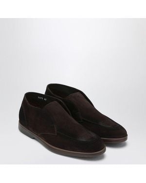 Doucal's Lacefree Desert Boot - Black