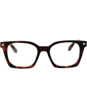 Off-White c/o Virgil Abloh Shiny Havana Acetate Glasses - Black