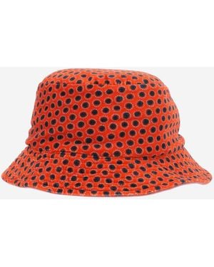 Grevi All-Over Pattern Bucket Hat - Red