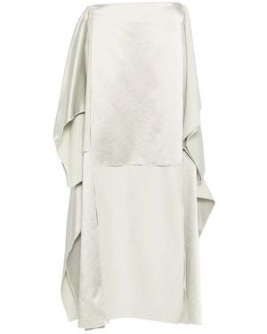 Niccolò Pasqualetti Paneled Skirt - White