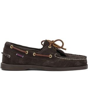 Sebago "Portland Artisan" Lace-Up Loafers - Brown