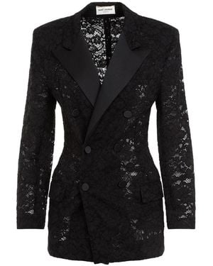 Saint Laurent Tuxedo Jacket - Black
