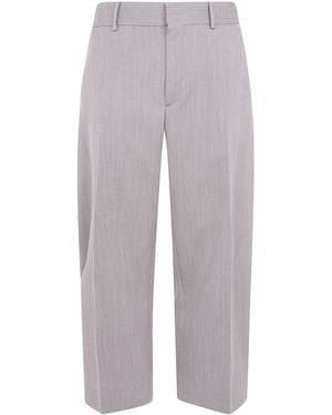 Studio Nicholson Full Length Curved Leg Pant - Gray