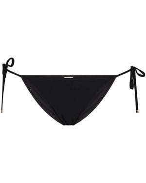 Celine Triomphe Tie Side Bikini Hipster - Black