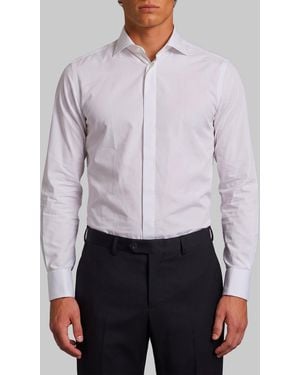 Borriello Marechiaro Shirt Witth Cuffs For Cufflinks - White