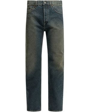 Golden Goose "Journey" Straight-Leg Jeans - Gray