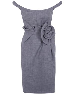 Magda Butrym Midi Dress - Blue