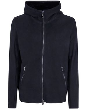 Giorgio Brato Short Hooded Shearling - Blue
