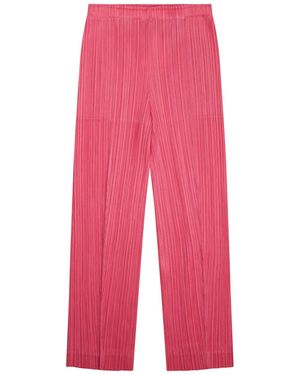 Pleats Please Issey Miyake Pled Ppants - Red