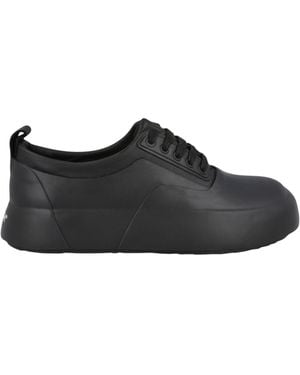 Ambush Mixed Media Low-Top Sneakers - Black