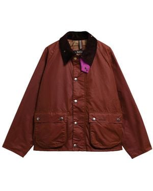 Barbour Paul Smith Loves Giacca Cerata "Key Transport" - Red