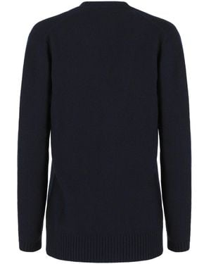 Gucci Double G Chain-Detail Cashmere Cardigan - Blue