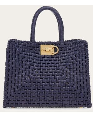 Ferragamo Top Handle - Blue