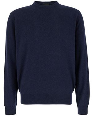 Plain Crewneck Sweater - Blue