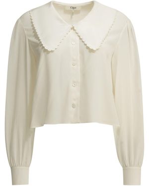 Chloé Casual Silk Shirt - White